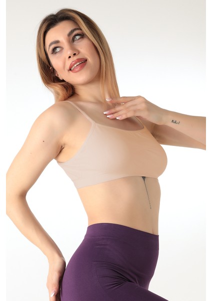 Seamless Ince Ayarlanabilir Askılı Kapsız Büstiyer modelleri