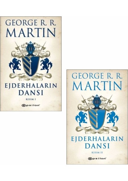 Ehderhaların Dansı - Buz ve Ateşin Şarkısı 5 (Kısım I- Kısım Iı) 2'li Set- George R. R. Martin
