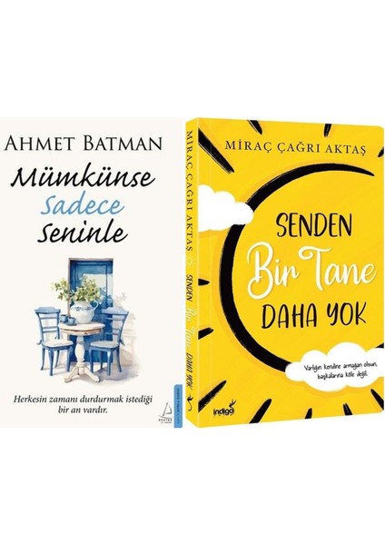 Mümkünse Sadece Seninle + Senden Bir Tane Daha Yok 2 'li Set Ahmet Batman - Miraç Çağrı Aktaş modelleri