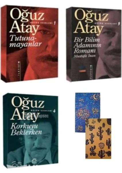 Oğuz Atay Set Tutunamayanlar + Bir Bilim Adamının Romanı + Korkuyu Beklerken - 2 Not Defteri Hediye fiyatları