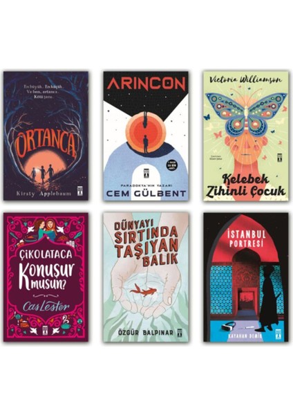Kelebek Zihinli Çocuk Ortanca Arincon Çikolataca Konuşur Musun 6 Kitap Set