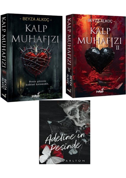 Indigo Yayınları Kalp Muhafızı 1-2 Ciltsiz Set-Adeline'ın Peşinde Kitabı Hediyeli