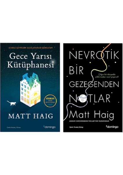 Gece Yarısı Kütüphanesi Nevrotik Bir Gezegenden Notlar / Matt Haig