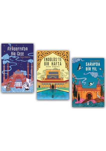 Rana Demiriz Sarayda Bir Yıl - Ayasofya Bir Gece Set 3 Kitap