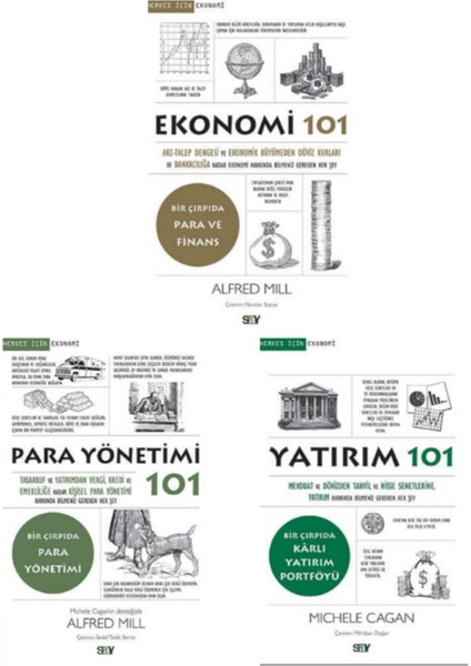 Ekonomi 101 & Yatırım 101 & Para Yönetimi 101 3lü Set
