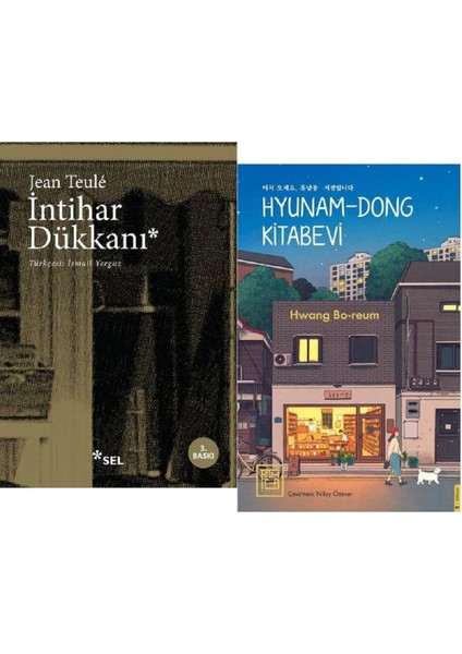 Intıhar Dükkanı + Hyunam-Dong Kitabevi / 2 Kitap Set
