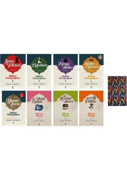 Aşkın Gözyaşları - Aşkın Meali -Sinan Yağmur -8 Kitap Set- Not Defteri Hediye