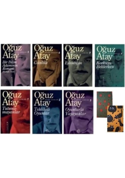 Oğuz Atay 7 Kitap Set - 2 Not Defteri Hediye