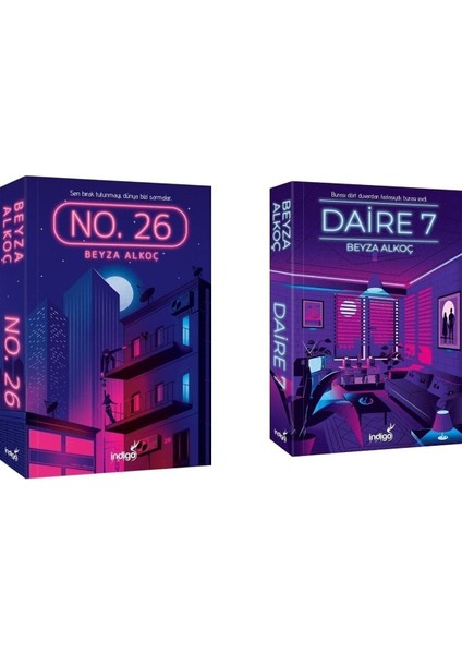 Daire 7 No 26 Karton Kapak Beyza Alkoç 2 Kitap Set