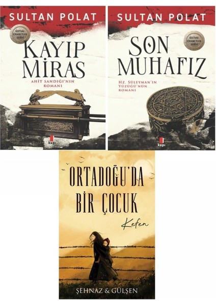 - Kayıp Miras - Son Muhafız - 2 Kitap Set Ortadoğu'da Bir Çocuk Kefen Kitabı Hediyeli