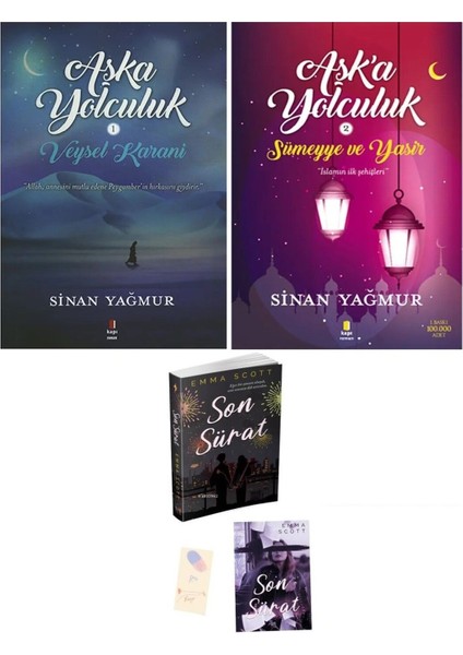 Sinan Yağmur - Aşka Yolculuk 1 -Ve - Aşka Yolculuk 2 - Son Sürat Kitabı Hediyeli