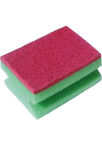 2 Paket 4'lü Renkli Çizmesiz Bulaşık Süngeri Seti fırsatları