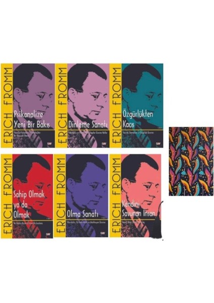 Erich Fromm- Dinleme Sanatı - Psikanalize Yeni Bir Bakış - Özgürlükten Kaçış -Not Defteri