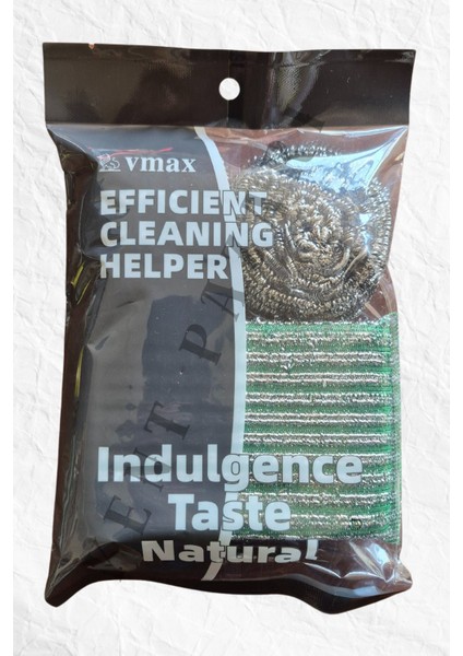 Set 4 Parça Paslanmaz Çelik Bulaşık Temizleme Teli ve Süngeri modelleri