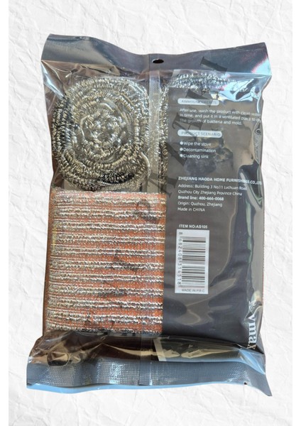 Set 4 Parça Paslanmaz Çelik Bulaşık Temizleme Teli ve Süngeri fırsatları