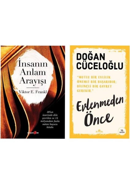 Insanın Anlam Arayışı Viktor Emil Frankl - Evlenmeden Önce - Doğan Cüceloğlu