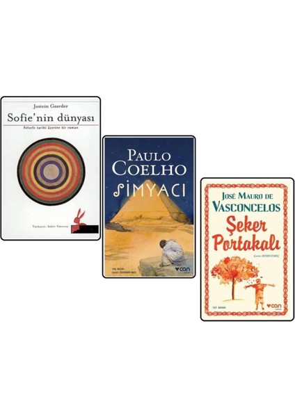 Muhteşem Üçlü 1-Sofie'nin Dünyası 2-Simyacı 3-Şeker Portakalı