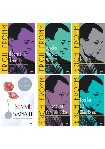 Erich Fromm Itaatsizlik Üzerine – Rüyalar Masallar Mitler – Isa Doğması – Sevme Sanatı +2 Kitap