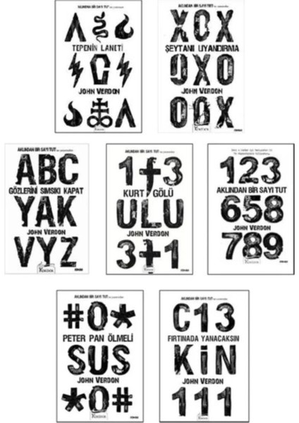 John Verdon Tüm Kitapları 7 Kitap Set