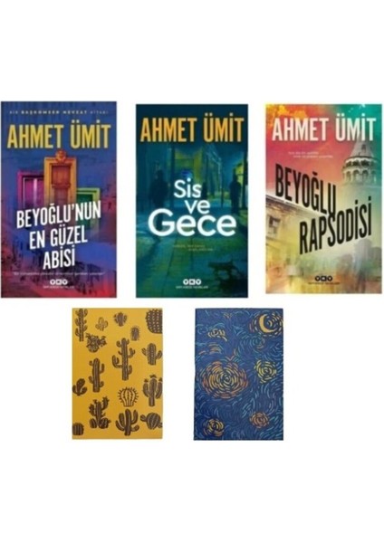 Beyoğlu'nun En Güzel Abisi - Gece ve Sis-Beyoğlu Rapsodisi - 2 Adet Not Defteri Hediye