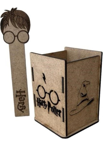 Harry Potter Özel Kutulu Set-7 Kitap Takım -Harry Potter Kalemlik ve Ayraç Hediye modelleri