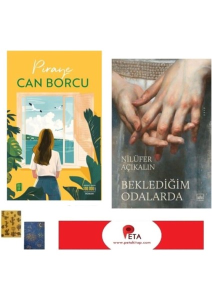 Can Borcu -Beklediğim Odalarda - ( 2 Not Defteri - Peta Ayraç Hediye)