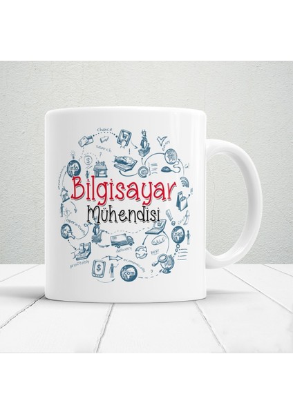 Bilgisayar Mühendislerine Özel Hediyelik Baskılı Kupa