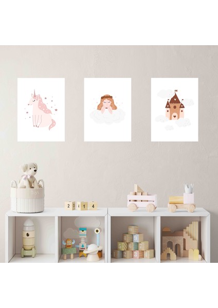 Kendinden Yapışkanlı Çocuk Odası Sevimli 35X50 cm 3 Adet
