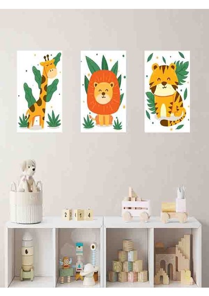 Kendinden Yapışkanlı Çocuk Odası Sevimli 35X50 cm 3 Adet