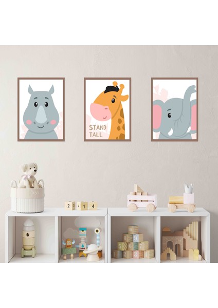 Kendinden Yapışkanlı Çocuk Odası Sevimli 35X50 cm 3 Adet