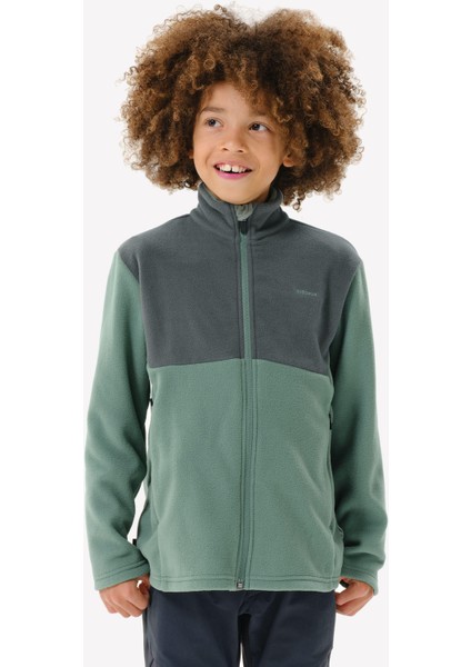 Quechua Çocuk Outdoor Polar Mont - 7/15 Yaş - Yeşil - MH500