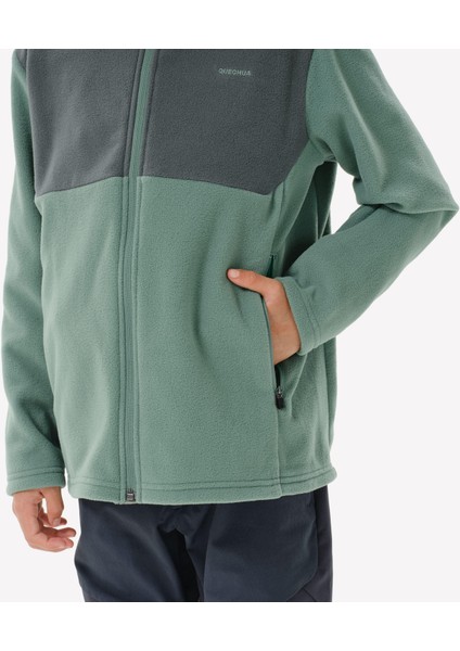 Quechua Çocuk Outdoor Polar Mont - 7/15 Yaş - Yeşil - MH500 indirimleri