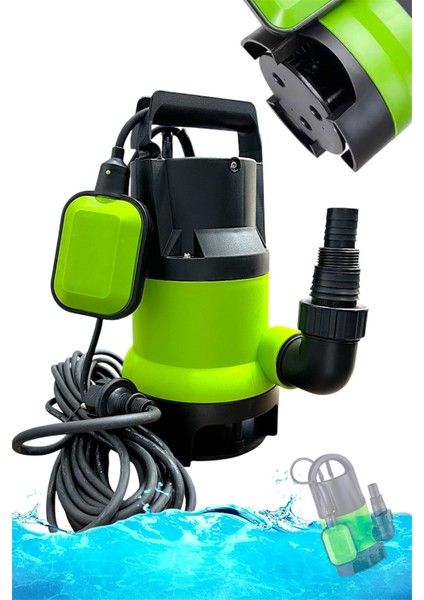 Şamandıralı Kirli- Temiz Dalgıç Pompası Yüzme Havuzu Gölet Sel Su Aktarma Pompası Yeni Seri 400W fiyatları