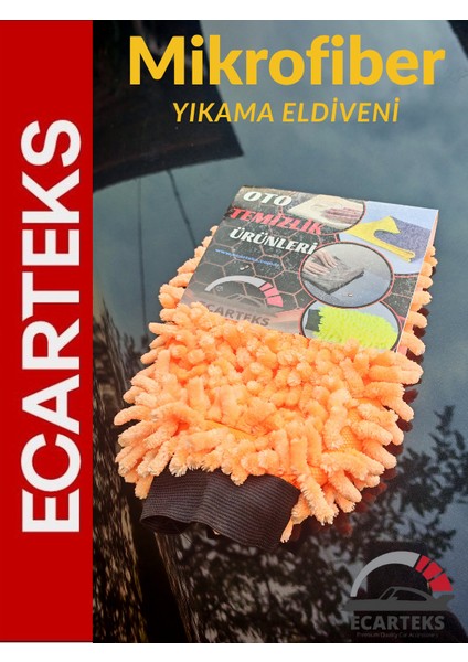 Makarna Eldiven Mikrofiber Temizlik Eldiveni Araba Yıkama Eldiveni Oto Yıkama Eldiveni