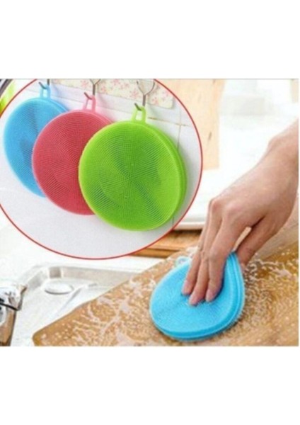 Tükenmeyen Silikon Bulaşık Fırçası Seti, Temizlik Kolaylığı (2'li)