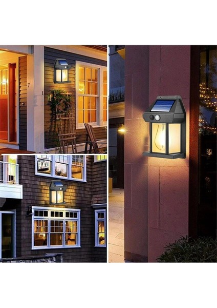 Güneş Enerjili Hareket Sensörlü Bahçe LED 3 Mod'lu Sensörlü 2 Adet Bahçe LED Ampul Büyük Boy 3 Modlu indirimleri