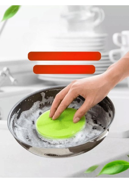 Iki Yüzeyli Silikon Bulaşık Pedi, 2'li Set, Dayanıklı ve Pratik Kullanım fiyatları