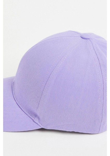 Unisex Basic Lila Cap Şapka - Ayarlanabilir modelleri