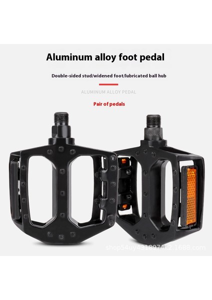 Bisiklet Pedalları Alüminyum Alaşımlı Dağ Bisikleti Yol Bisikleti Rulman Içi Boş Pedallar Pedal Bisiklet Ekipmanları (Yurt Dışından)