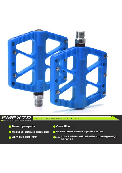 Bisiklet Pedalları Alüminyum Alaşımlı Dağ Bisikleti Yol Bisikleti Rulman Içi Boş Pedallar Pedal Bisiklet Ekipmanları (Yurt Dışından)