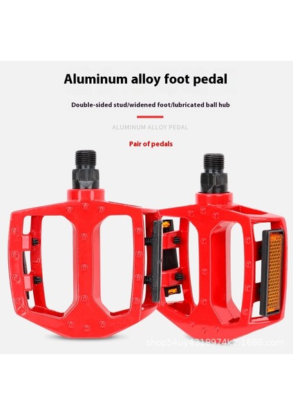 Bisiklet Pedalları Alüminyum Alaşımlı Dağ Bisikleti Yol Bisikleti Rulman Içi Boş Pedallar Pedal Bisiklet Ekipmanları (Yurt Dışından)