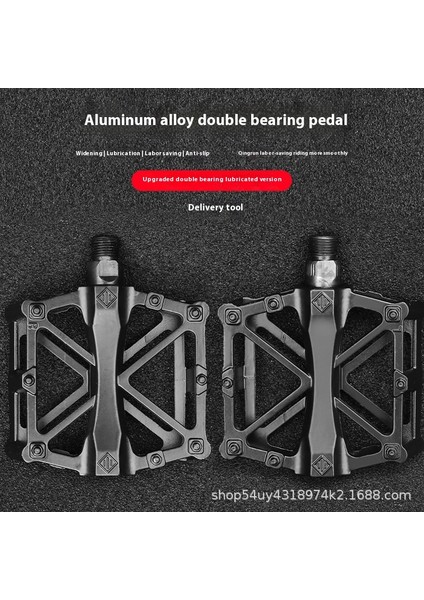 Bisiklet Pedalları Alüminyum Alaşımlı Dağ Bisikleti Yol Bisikleti Rulman Içi Boş Pedallar Pedal Bisiklet Ekipmanları (Yurt Dışından)