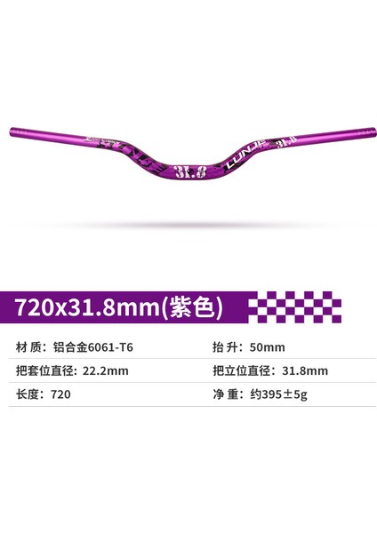 Yol Bisikleti Dağ Bisikleti Flared Gidon Bisiklet Gidon Viraj Alüminyum Alaşım Yarış (Yurt Dışından)