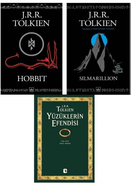 Set Orta Dünya Ana Set 3 Kitap: Yüzüklerin Efendisi Tek Cilt - Hobbit - Silmarillion fiyatları