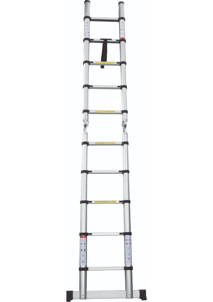 160 CM+160CM 5+5 Basamaklı A Tipi açılır tip Alüminyum Teleskopik Merdiven