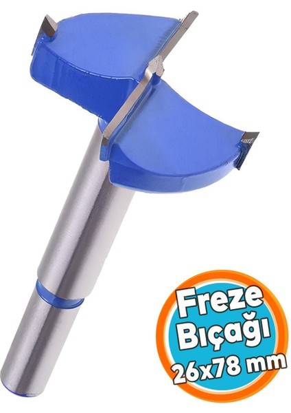 Parmak Freze Bıçağı 26 mm Ahşap
