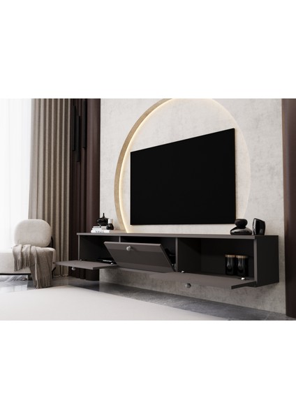 Melura Tv Ünitesi - Tv Sehpası 200 cm Duvara Monte %100 Mdf modelleri