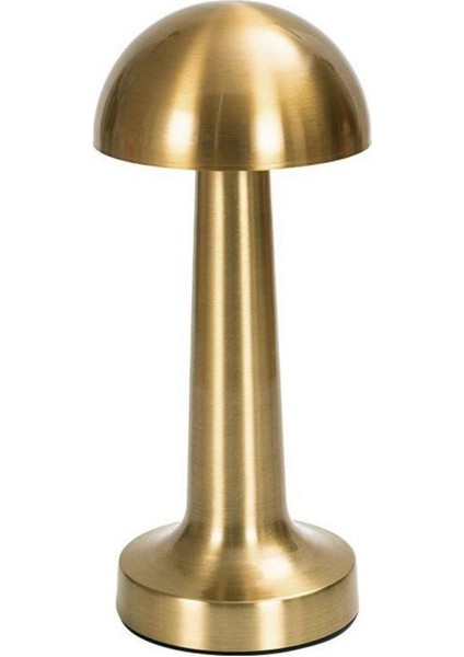 Altın Mantar Model Ledli Masa Lambası 21CM