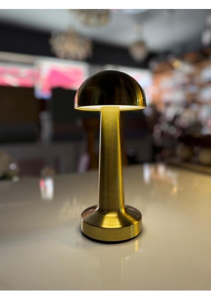 Altın Mantar Model Ledli Masa Lambası 21CM fiyatları