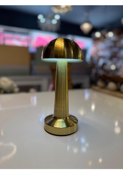 Altın Mantar Model Ledli Masa Lambası 21CM fırsatları